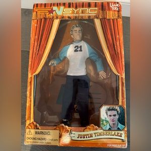 NSYNC Justin Timberlake Collectible Marionette Doll In Box Not Opened
